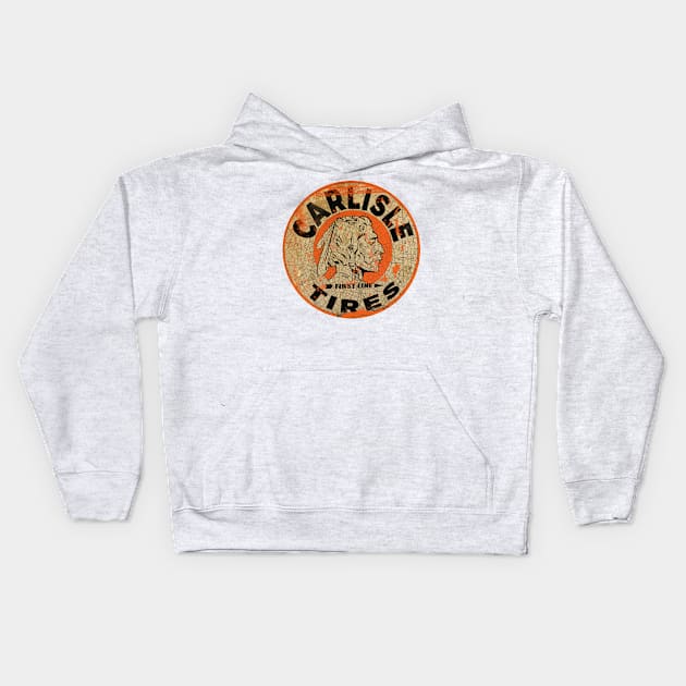 Carlisle Tires Kids Hoodie by Midcenturydave